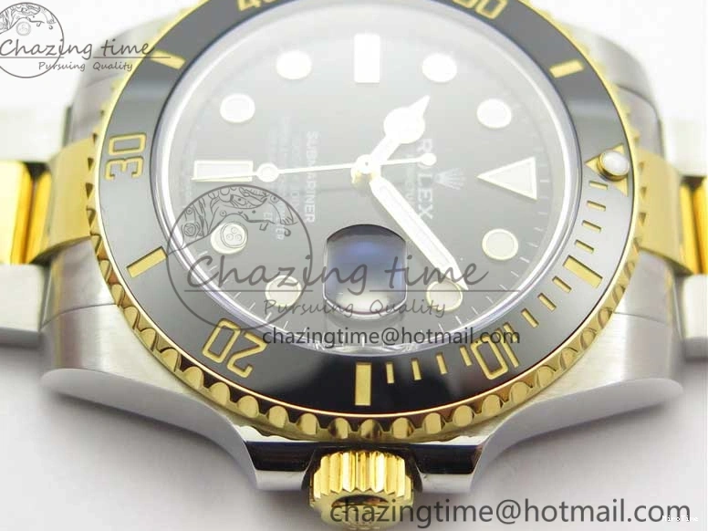 MiroTime 0309 Submariner 116613 LN Black Ceramic D1F 1:1 Best Edition Wrapped Gold SS Case and Bracelet A Lightweight 3186
